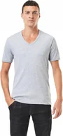 Koszulki męskie - G-STAR RAW MĘSKI SZARY T SHIRT Z OKRĄGŁYM DEKOLTEM I KRÓTKIM RĘKAWEM S JSL - miniaturka - grafika 1