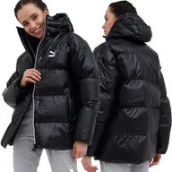 Kurtki damskie - Puma kurtka zimowa damska puchowa czarna oversize 589584 01 L - miniaturka - grafika 1