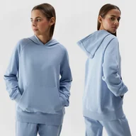 Bluzy damskie - 4F BLUZA DAMSKA DRESOWA NIEROZPINANA Z KAPTUREM SS24 - miniaturka - grafika 1