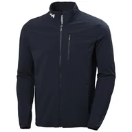 Bluzy męskie - Męska Bluza HELLY HANSEN CREW SOFTSHELL JACKET 2.0 30223_597 – Granatowy - miniaturka - grafika 1