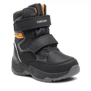 Buty dla dziewczynek - Śniegowce Geox - J Sentiero B.B Abx B J26FSB 0FUCE C0054 M Black/Yellow - grafika 1