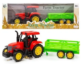 Traktor z przyczepą - Samochody i pojazdy dla dzieci - miniaturka - grafika 1