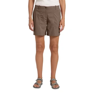 Damskie szorty Jack Wolfskin DESERT SHORTS W cold coffee - 34 - Spodenki damskie - miniaturka - grafika 1