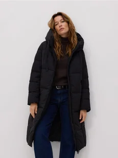 Reserved - Pikowana kurtka z puchem - czarny - Kurtki damskie - miniaturka - grafika 1