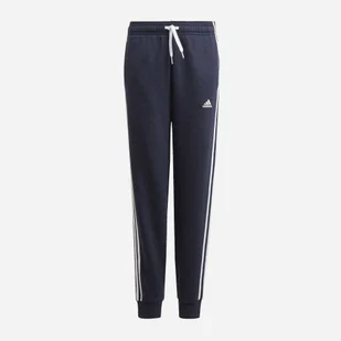 Dziecięce spodnie dresowe dla chłopca Adidas B 3S Fl C Pt GQ8898 116 cm Granatowe (4064036191275) - Spodnie i spodenki dla chłopców - miniaturka - grafika 1