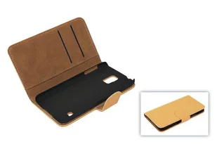 Pokrowiec ochronny Etui na telefon komórkowy (flip landscape) do telefonu komórkowego Apple iPhone SE Jasnobrązowy / beżowy - Etui i futerały do telefonów - miniaturka - grafika 1