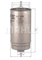 Filtry paliwa - Filtr paliwa Mahle KC 179 - miniaturka - grafika 1