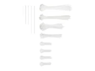 Pozostałe wyposażenie warsztatu - PARKSIDE® Zestaw opasek zaciskowych XXL , 1000 elementów (Biały) - miniaturka - grafika 1