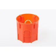 Puszki elektryczne i akcesoria - Zestaw 10 sztuk puszek instalacyjnych końcowa głęboka bez wkrętów Ø60 mm - miniaturka - grafika 1