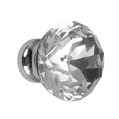 Zawiasy, okucia i inne akcesoria - Gałka meblowa Crystal 30 mm transparentna - miniaturka - grafika 1