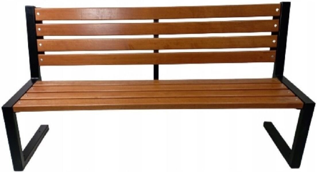 Ławka ogrodowa Karstal ławka stalowa ławka parkowa ławka ogrodowa meble ogrodowe drewniane oparcie HAVANA 9532