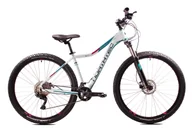Rowery - Sowelo 27,5 DB DR 2x10 biało-turkusowo-różowy 19" - miniaturka - grafika 1
