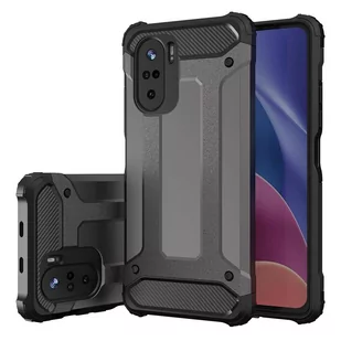 Hybrid Armor pancerne hybrydowe etui pokrowiec Xiaomi Redmi K40 Pro+ / K40 Pro / K40 / Poco F3 złoty - Etui i futerały do telefonów - miniaturka - grafika 2