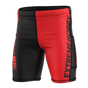 Krótki legginsy do biegania męskie EXTREME HOBBY DRAFT - Spodnie sportowe męskie - miniaturka - grafika 1