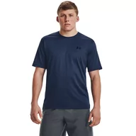 Koszulki sportowe męskie - Męska koszulka treningowa Under Armour UA Tech Vent SS - granatowa - UNDER ARMOUR - miniaturka - grafika 1