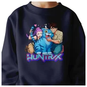 Bluzy dla dziewczynek - BLUZA DZIECIĘCA KPOP DEMON HUNTERS HUNTRIX 122-128 BAWEŁNIANA JAKOŚĆ - miniaturka - grafika 1
