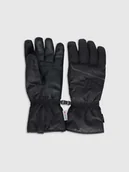 Rękawice narciarskie - 4F Rękawiczki narciarskie Thinsulate z membraną NeoDry męskie - czarne XL - miniaturka - grafika 1