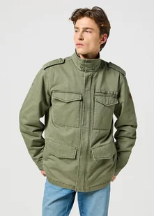 Męska kurtka zimowa Wrangler FIELD JACKET DUSTY 4XL - Kurtki męskie - miniaturka - grafika 1