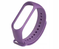 Akcesoria do smartwatchy - Opaska pasek zamienny do zegarka smartwatcha xiaomi mi band 3/4 fioletowy - miniaturka - grafika 1