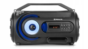 Real-EL X-710 Czarny - Głośniki przenośne - miniaturka - grafika 1