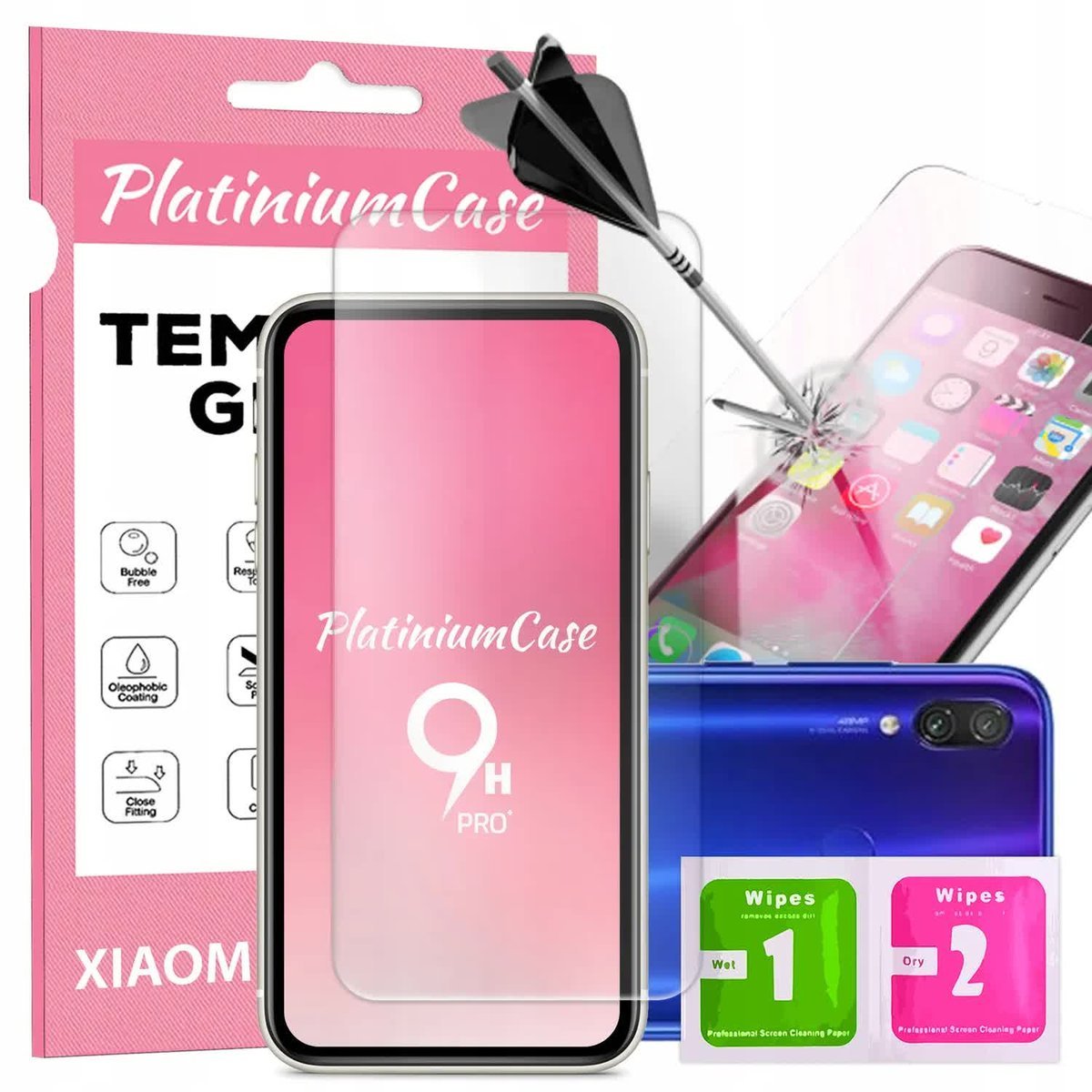Szkło hartowane 9H szybka do XIAOMI REDMI NOTE 7