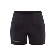 Spodnie sportowe damskie - Damskie Spodnie CRAFT ADV ESSENCE HOT PANTS 2 W 1913208-999000 – Czarny - miniaturka - grafika 1