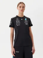 Koszulki i topy damskie - adidas T-Shirt Mercedes - AMG Petronas Formula One Team Driver JW5362 Czarny Regular Fit - miniaturka - grafika 1