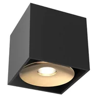 Lampy sufitowe - Orlicki Design Spot LAMPA sufitowa Cardi l Small Nero Gold metalowa OPRAWA downlight kostka czarna złota Cardi l Small Nero Gold - miniaturka - grafika 1