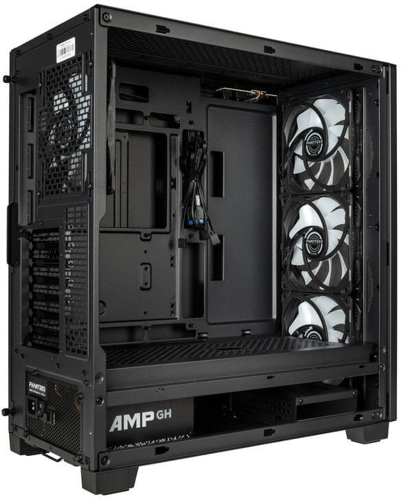 PHANTEKS XT Pro Ultra PC-Gehäuse, Midi-Tower, E-ATX, DRGB, Tempered Glass - schwarz, 850 W PSU PH-XT523P1_DBK01_CK