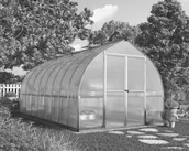 Szklarnie ogrodowe - Szklarnia Palram - Canopia Bella 8x16 blachy dwuścienne 6 mm 244 x 482 cm aluminium - miniaturka - grafika 1