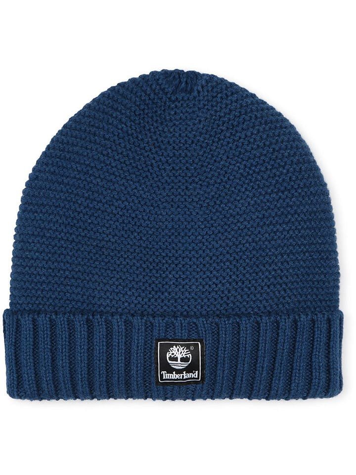 Timberland Czapka beanie w kolorze niebieskim
