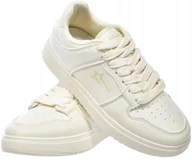 Sneakersy damskie - Damskie buty sportowe Big Star sneakersy RR274A243 beżowy 37 - miniaturka - grafika 1