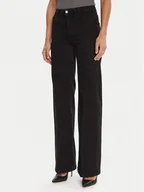 Spodnie damskie - Liu Jo Jeansy UF5097 DS018 Czarny Regular Fit - miniaturka - grafika 1