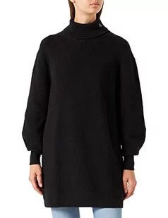 Calvin Klein Damska gruba sukienka swetrowa, Ck czarna, M, Ck czarny, M - Sukienki - miniaturka - grafika 1