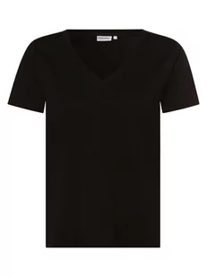 Calvin Klein - T-shirt damski, czarny - Koszulki i topy damskie - miniaturka - grafika 1