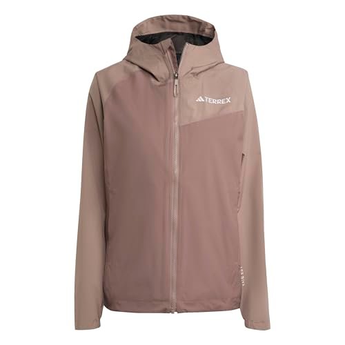 adidas Kobiety Terrex Multi 2 Layer RAIN.RDY Jacket, earth strata/trace brown, L