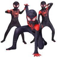 Stroje karnawałowe - Strój Przebranie Spiderman Miles Morales 134/140, Hopki - miniaturka - grafika 1