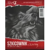 Przybory szkolne - Koh-I-Noor Szkicownik czarny A4 30 kartek - miniaturka - grafika 1