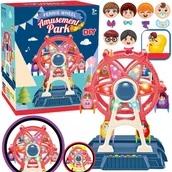 Karuzele dla niemowląt - Interaktywne Kolorowe Koło Diabelskie Park Rozrywki Karuzela Światło Dźwięk - miniaturka - grafika 1