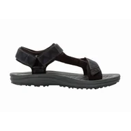 Sandały męskie - Sandały męskie Jack Wolfskin WAVE BREAKER M midnight blue - 44,5 - miniaturka - grafika 1