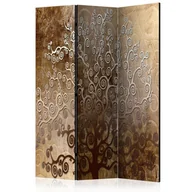Parawany - Parawan 3-częściowy - Złote drzewo Klimta [Room Dividers] (rozmiar 135x172) - miniaturka - grafika 1