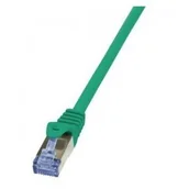 Kable miedziane - LogiLink Patchcord CQ3045S Cat.6A S/FTP 1,5m zielony CQ3045S - miniaturka - grafika 1