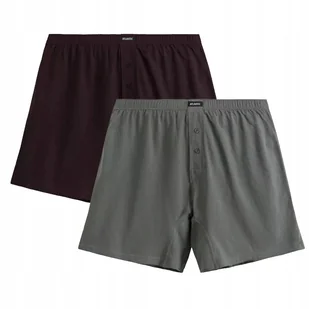 BOKSERKI MĘSKIE luźne bawełniane 2-pack 2MBX-054 oddychające Atlantic *S - Majtki męskie BOKSERKI MĘSKIE luźne bawełniane 2-pack 2MBX-054 oddychające Atlantic *S - Majtki męskie - miniaturka - grafika 1