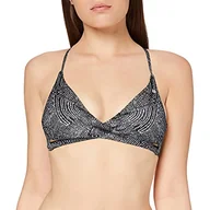 Stroje kąpielowe - O'Neill Damskie bikini O'Neill Pw Baay Mix Top Black Aop With White 42 9A8512 - miniaturka - grafika 1