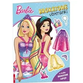 Książki edukacyjne - Barbie dreamtopi Brokatowe ubieranki - miniaturka - grafika 1