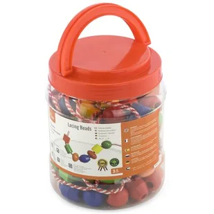 VIGA 58304 Duży zestaw koralików do nawlekania - Prace ręczne dla dzieci - miniaturka - grafika 1