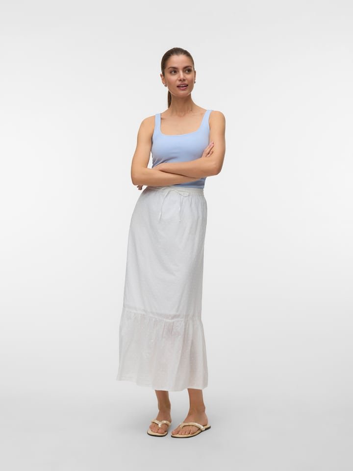 Vero Moda Spódnica w kolorze białym