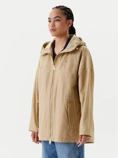 Tommy Hilfiger Parka WW0WW45621 Beżowy Regular Fit - Kurtki damskie - miniaturka - grafika 1