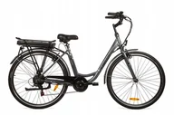 Rowery elektryczne - Rower miejski 28" elektryczny e-bike City Shimano - miniaturka - grafika 1