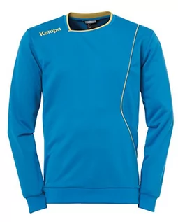 Koszulki i topy damskie - Kempa Kempa męski Curve Training Top Shirt, niebieski/złoty, 140 200508803 - grafika 1
